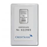 5 Gram - Credit Suisse Platinum Bar