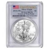 2014-W MS69 First Strike American Silver Eagle