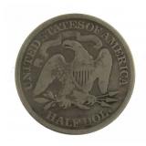 1875 Seated Liberty Silver Half Dollar