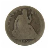 1856-O Seated Liberty Silver Half Dollar