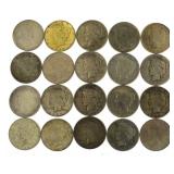 Roll (20) Mixed Date Peace Silver Dollar