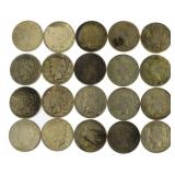 Roll (20) Mixed Date Peace Silver Dollar