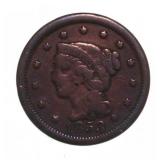 1853 Braided Hair Liberty Copper Large Cent