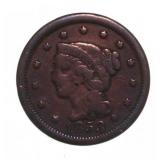 1853 Braided Hair Liberty Copper Large Cent