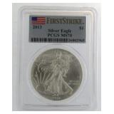 2013 MS70 First Strike American Silver Eagle