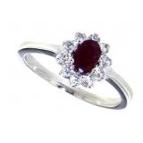 Genuine Ruby Dinner Ring