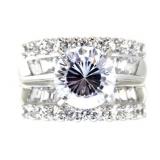 Brilliant 4.50 ct White Topaz Solitaire Ring