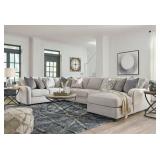 Ashley 321 Dellara Chalk Designer 5 pc Sectional