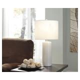 Ashley L177904 White Ceramic Lamp