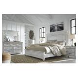 King - Ashley B777 Kanwyn White 5 pc Bedroom Suite