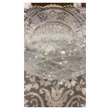 Estate 4 1/2" x 8 1/2" Footed Lead Crystal Bowl