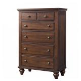 Chatham 5 Drawer Warm Cherry Chest