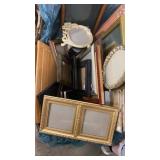 Box Lot of Frames & Photo Albums