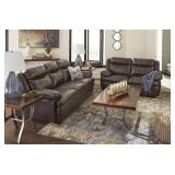 Ashley 15304 LEATHER Sofa & Love Seat