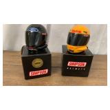 2 NASCAR Mini Helmets