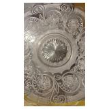 Estate Etched Serving Plate