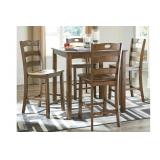 Ashley D419-223 Bar Table & 4 Stools