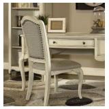 Whalen Antique White Desk Chair