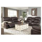 Ashley U52402 PWR REC Sofa & Loveseat ADJ HEADREST