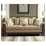 Ashley 898 Berwyn Wood Trim Designer Sofa