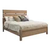 King - Samuel Lawrence Flatbush Oak Panel Bed