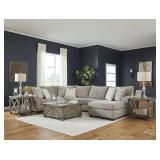 Ashley 515 Baranello Stone 3 pc Sectional Sofa