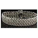 Stunning XXL 2.00 ct Diamond Designer Bracelet