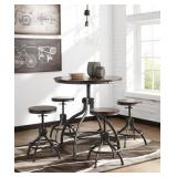 Ashley D284-223 Odium ADJ Height Bar Dining Set