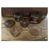 Rare Vision Ware Glass Cookware Set