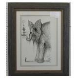 Elephant Giclee by Dali