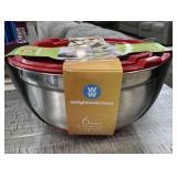 Weight Watchers 6pc  stainless steel mixing bowl