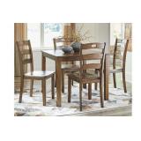 Ashley D419-225 Square Table & 4 Chairs