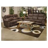 Catnapper Palmer (7639) PWR Reclining Sofa & Love