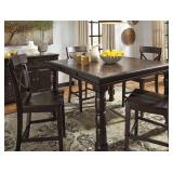 Ashley D657 Solid Wood EXT Dining Table ONLY