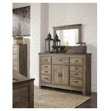 Ashley B446 Trinell Large Dresser & Mirror