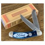 Ford Blue Bone Trapper Pocket Knife