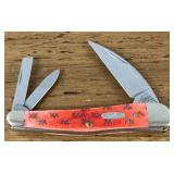 Case XX Tang Stamp Bone Handle Seahorse Whittler