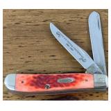 Case XX Cenntenial 1989 Red Bone Handle Trapper