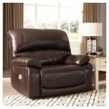 Ashley U52402 Chocolate Leather PWR Recliner