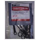 Craftsman 10pc Midget Wrench Set