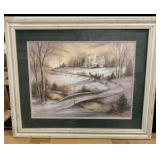 Estate Shabby Chic Winter Print