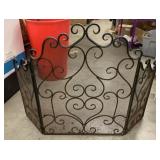 Estate Wrought Iron Fire Place Screen