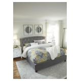 Queen Ashley B600-657 Upholstered Headboard Only