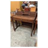 Antique QUALITY Rope Twist Desk