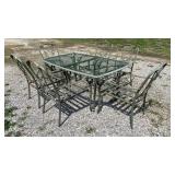 Estate Outdoor Table & 6 Chairs