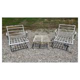 Vintage 3pc Outdoor Set White