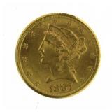 1887-S BU Liberty Head $5 Gold Half Eagle