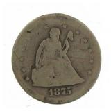 1875-S Seated Liberty 20 Cent Silver Piece