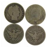 Mixed Date Barber Silver Half Dollar