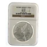 2015 MS69 Mexico Silver Onza Libertad